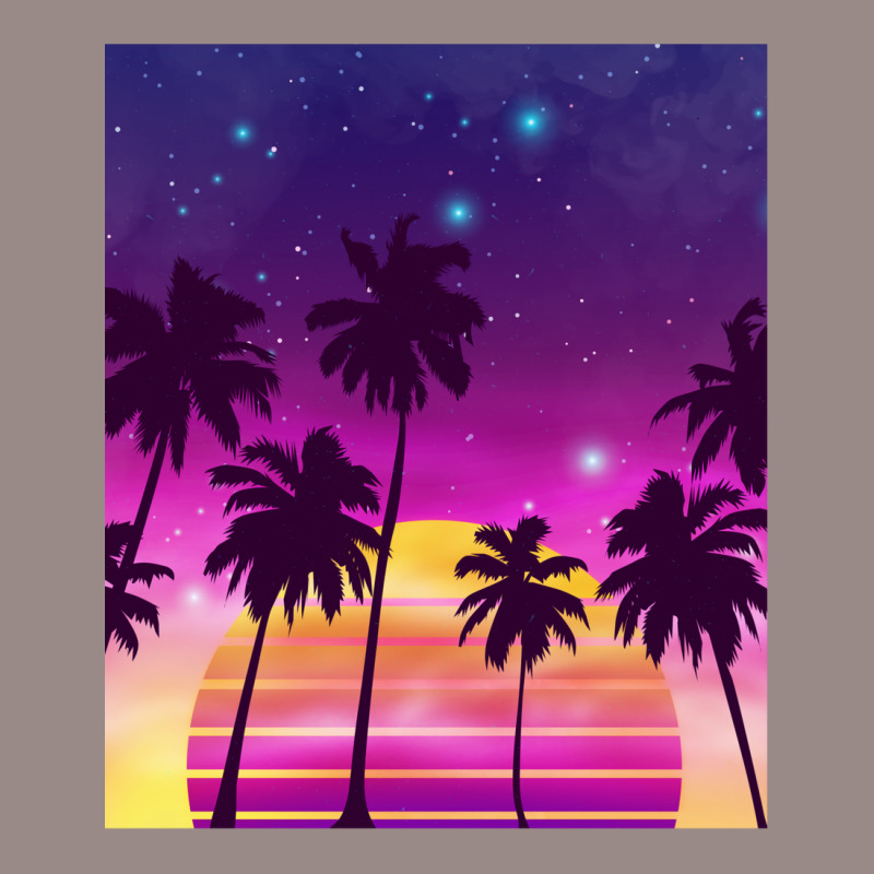 Incredibly Vibrant Sunset Synthwave Vintage T-shirt | Artistshot