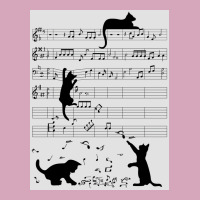 Musical Cat Kitten Music Clef Poster Copy Classic T-shirt | Artistshot