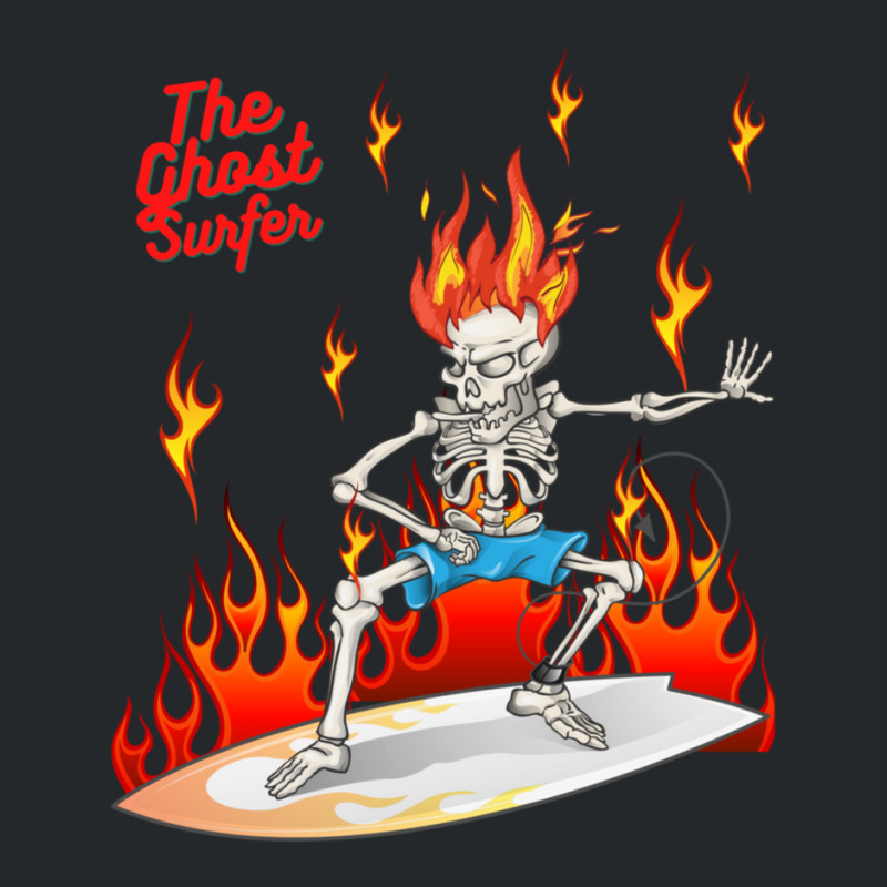 The Ghost Surfer Crewneck Sweatshirt | Artistshot