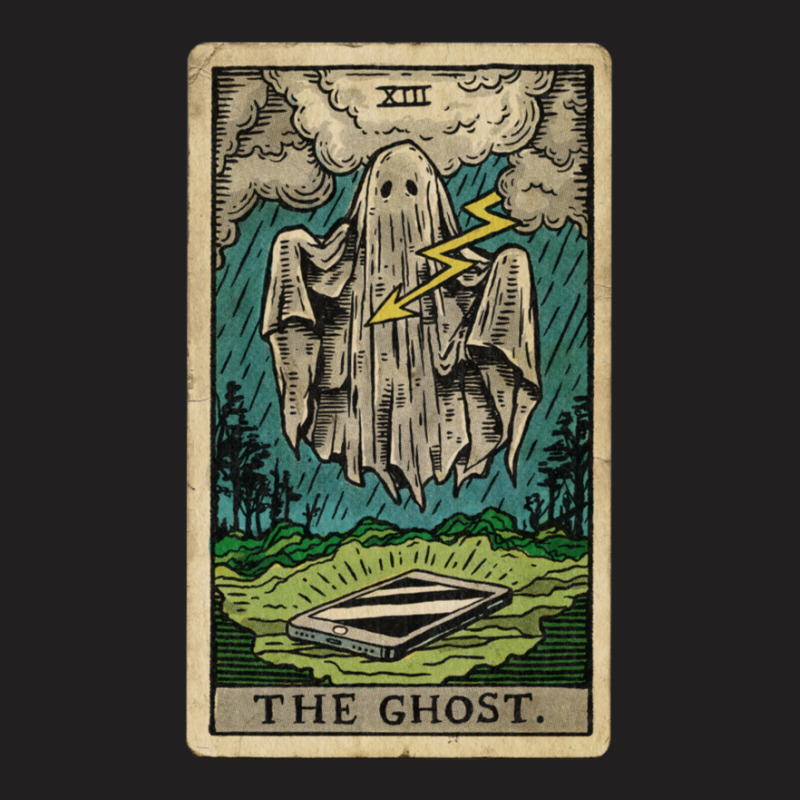 The Ghost Tarot Card T-shirt | Artistshot