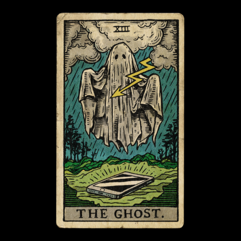 The Ghost Tarot Card Pocket T-shirt | Artistshot