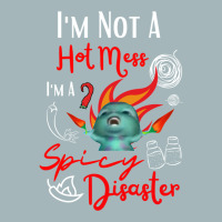 I Am Not A Hot Mess I Am A Spicy Disaster Unisex Sherpa-lined Denim Jacket | Artistshot