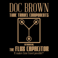 Doc Brown Time Travel Components Flux Capacitor Adjustable Cap | Artistshot