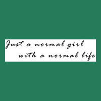 Just A Normal Girl With A Normal Life Poster 70s T-shirt | Artistshot