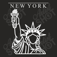 Liberty New York City Ladies Fitted T-shirt | Artistshot