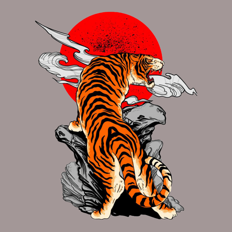 Japanese Tiger Vintage Hoodie | Artistshot