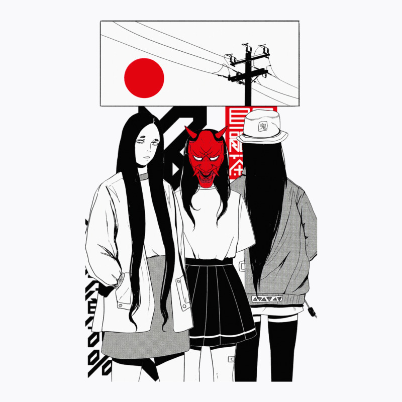 Japanese Urban Vaporwave Style Samurai Girls T-shirt | Artistshot