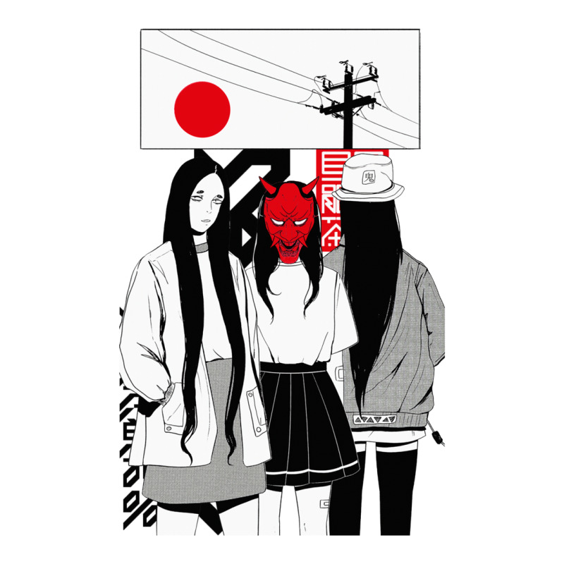 Japanese Urban Vaporwave Style Samurai Girls 3/4 Sleeve Shirt | Artistshot