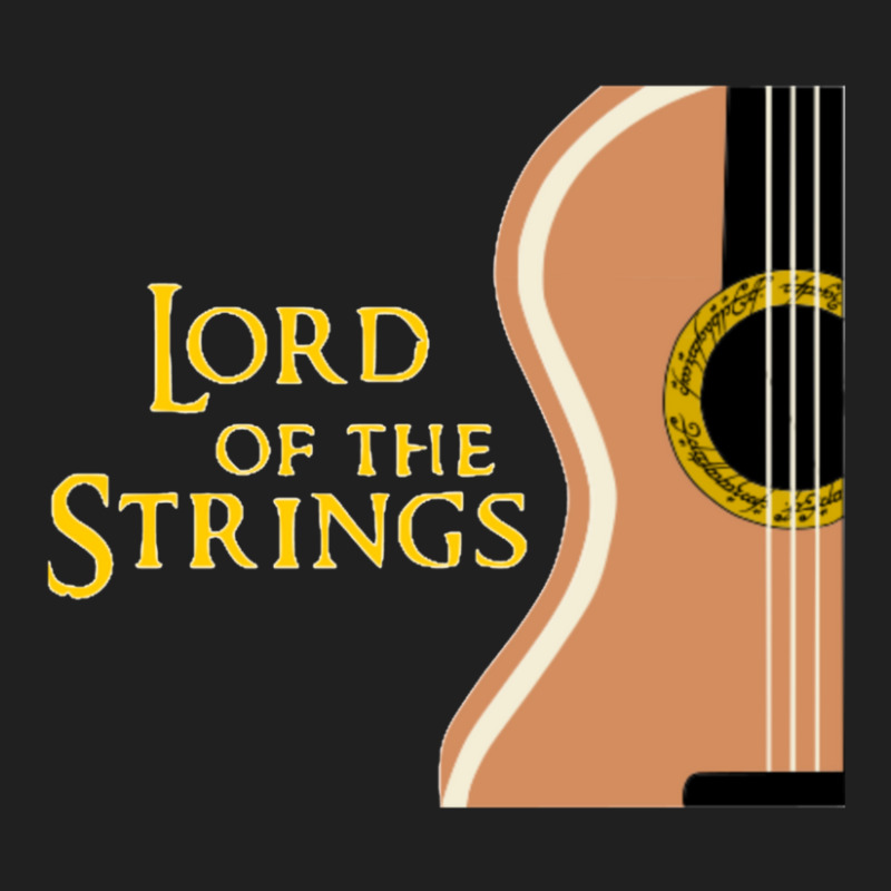 Lord Of The Strings Funny Guitar Design Ladies Polo Shirt by JennyDammarell | Artistshot