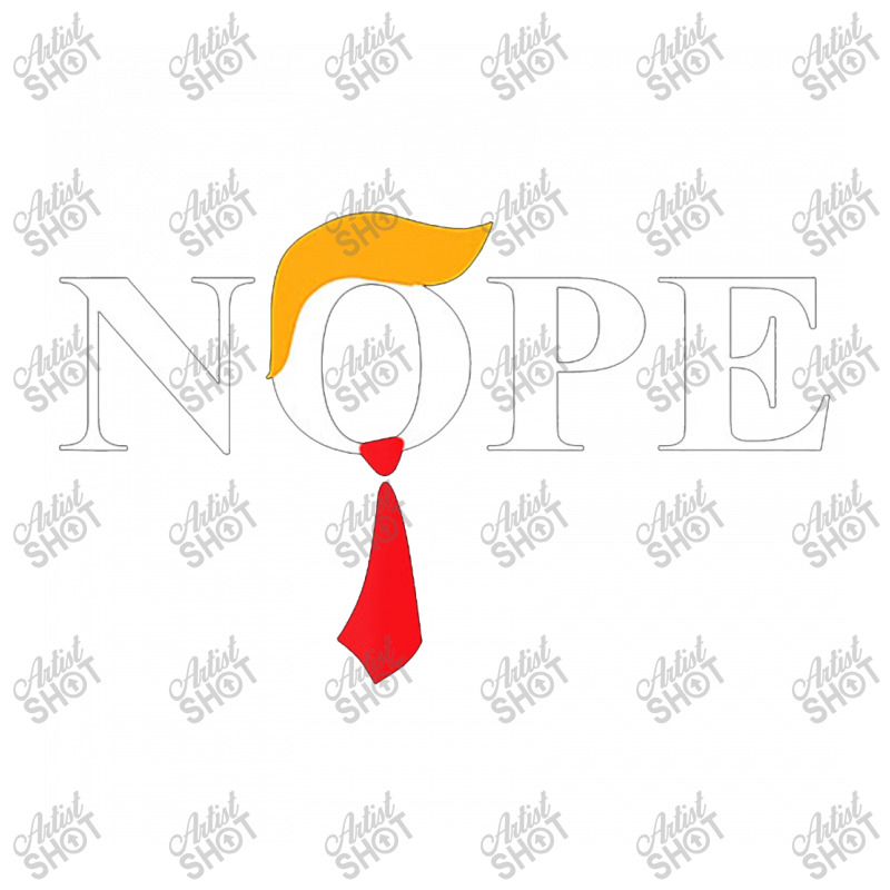 Donald Trump Nope Anti Trump Haircut Tie Sticker | Artistshot