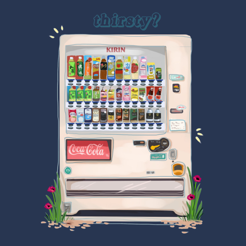 Japanese Vending Machine   Thirsty Men Denim Jacket | Artistshot