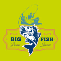 Big Fish Vector Ornament | Artistshot