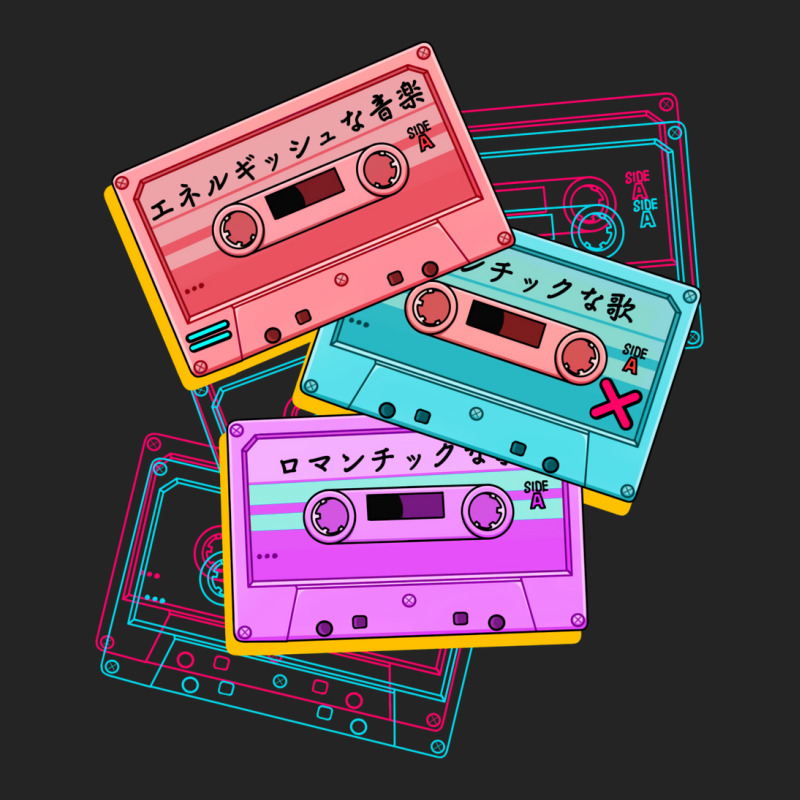 Japanese Version The Cute Set Of Retro Mixtapes (80s 3/4 Sleeve Shirt | Artistshot