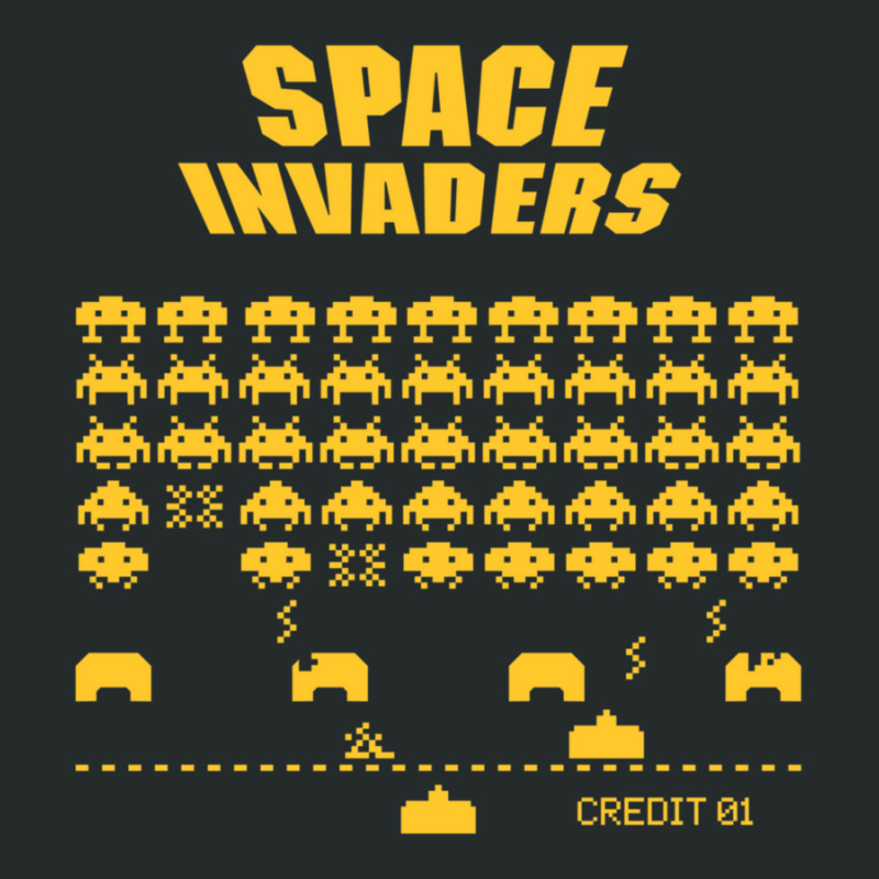 Space Invaders Women's Triblend Scoop T-shirt by ErnestGallon | Artistshot