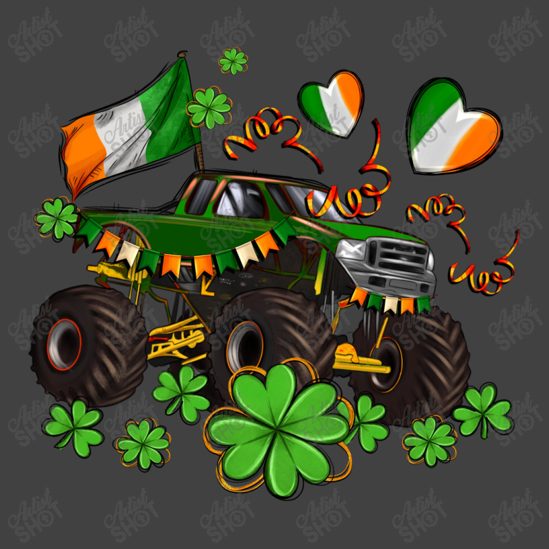 Monster Truck With Shamrocks Vintage T-shirt | Artistshot
