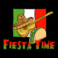 Fiesta Time Taco, Sombrero, Guitar T-shirt Cropped Hoodie | Artistshot