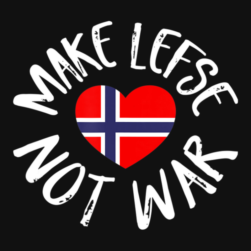 Trending Lefse Norwegian Flag Heart Make Lefse Not War Graphic T-shirt | Artistshot