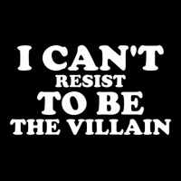 I Can't Resist To Be The Villain Supervillain Lover Cropped Hoodie | Artistshot