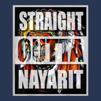 Straight Outta Nayarit Mexico Apache T Shirt Men Denim Jacket | Artistshot