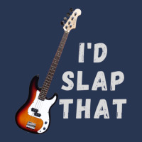 I'd Slap That Bass Guitar Men Denim Jacket | Artistshot