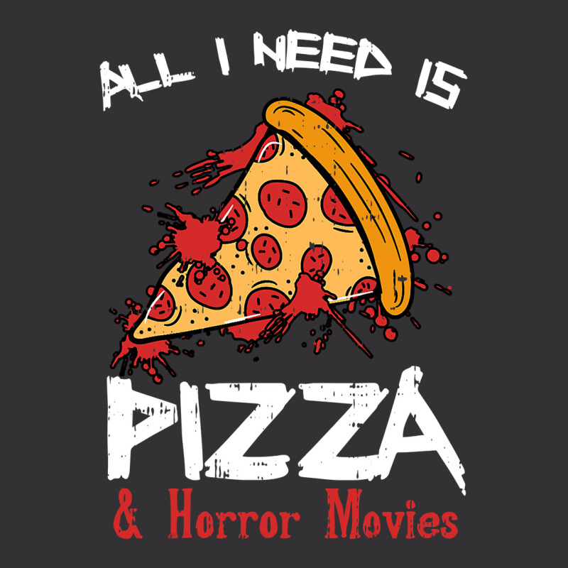 Bloody Pizza Horror Movies Costume Funny Food Halloween Gift Vintage Hoodie And Short Set | Artistshot