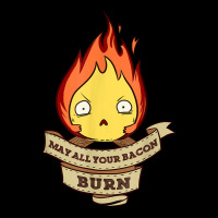 May All Your Bacon Burn Scary Fire Demon T Shirt Zipper Hoodie | Artistshot