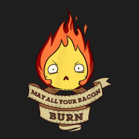 May All Your Bacon Burn Scary Fire Demon T Shirt Classic T-shirt | Artistshot