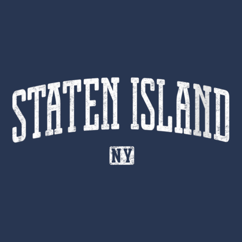 Womens Staten Island New York Vintage City V Neck T Shirt Ladies Denim Jacket by matheeishilo | Artistshot