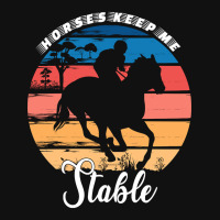 Hot Trend Horses Keep Me Stable Crew Socks | Artistshot