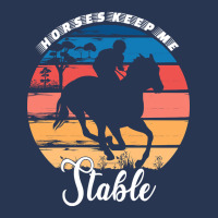 Hot Trend Horses Keep Me Stable Men Denim Jacket | Artistshot