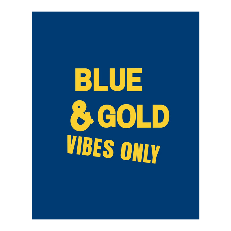 Blue And Gold Game Day Group  For High School Football Graphic Baby Tee | Artistshot