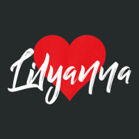 I Love Lilyanna First Name Tshirt I Heart Named Women's Triblend Scoop T-shirt | Artistshot