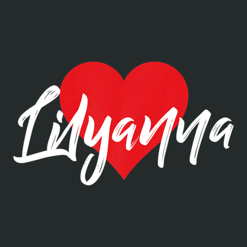 I Love Lilyanna First Name Tshirt I Heart Named Women's Triblend Scoop T-shirt by qwacireolonr | Artistshot