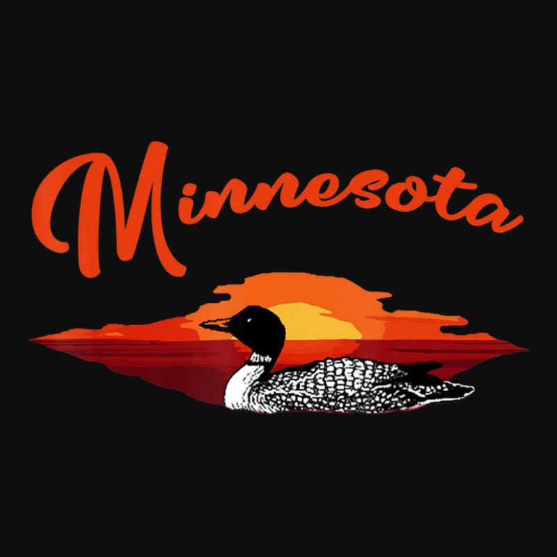 Hot Trend Love Minnesota Loon Sunset On Lake Crop Top | Artistshot