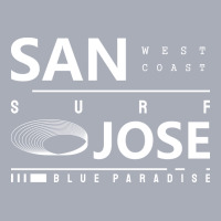 San Jose Blue Paradise City Tank Dress | Artistshot