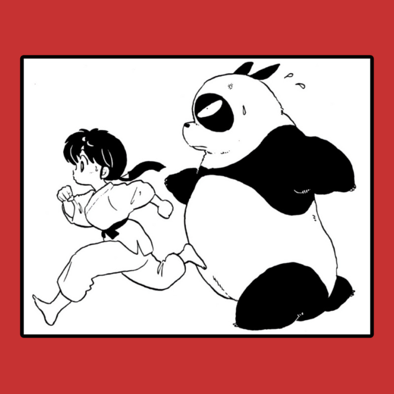 Ranma And Genma Panda   Ranma 12 Collection V-Neck Tee by maltorudmerk | Artistshot