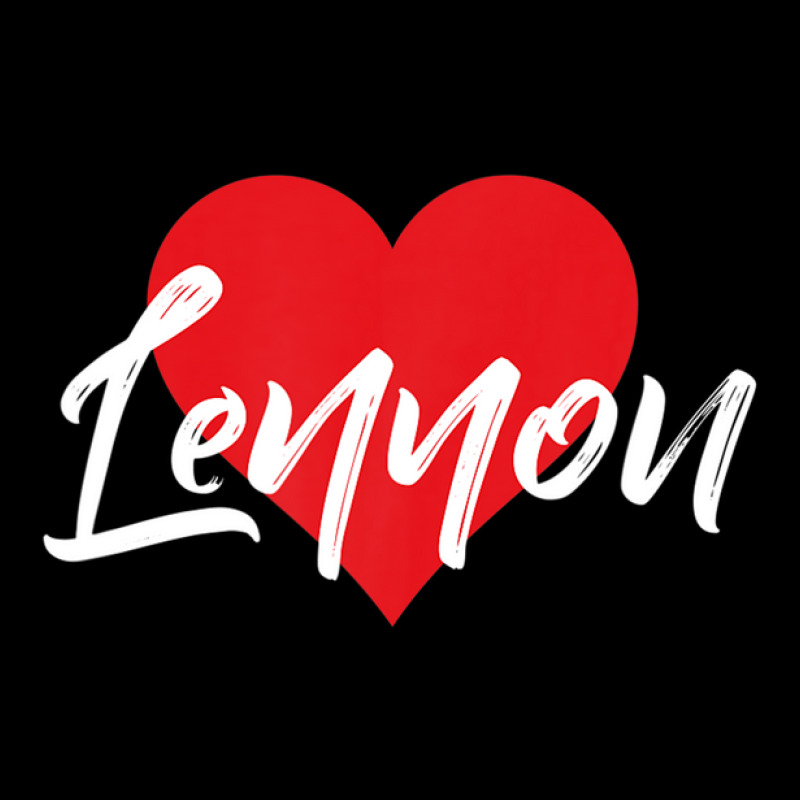 I Love Lennon First Name Tshirt I Heart Named Graphic T-shirt by qwacireolonr | Artistshot