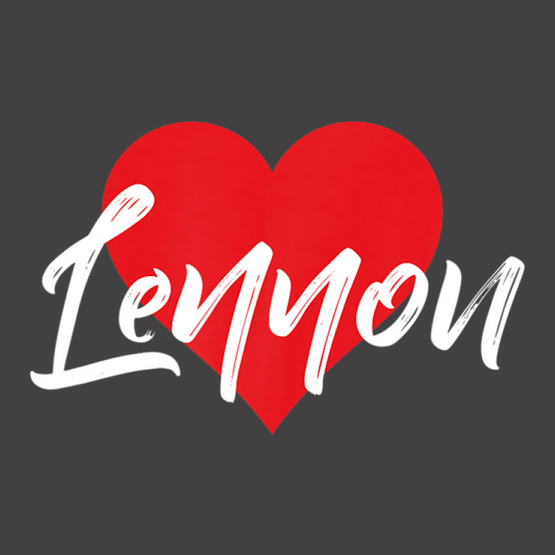 I Love Lennon First Name Tshirt I Heart Named Vintage T-Shirt by qwacireolonr | Artistshot