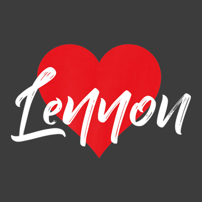 I Love Lennon First Name Tshirt I Heart Named Men's Polo Shirt by qwacireolonr | Artistshot