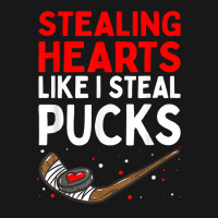 Stealing Heart Like I Steal Pucks Valentines Day Hockey Cute T Shirt Flannel Shirt | Artistshot