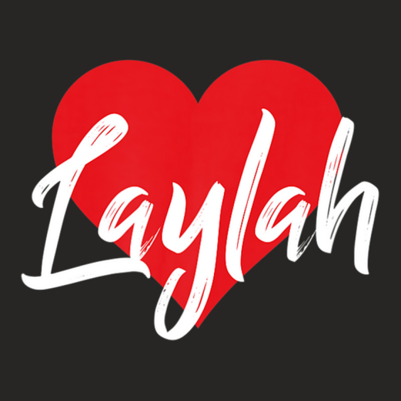 I Love Laylah First Name Tshirt I Heart Named Ladies Fitted T-Shirt by qwacireolonr | Artistshot