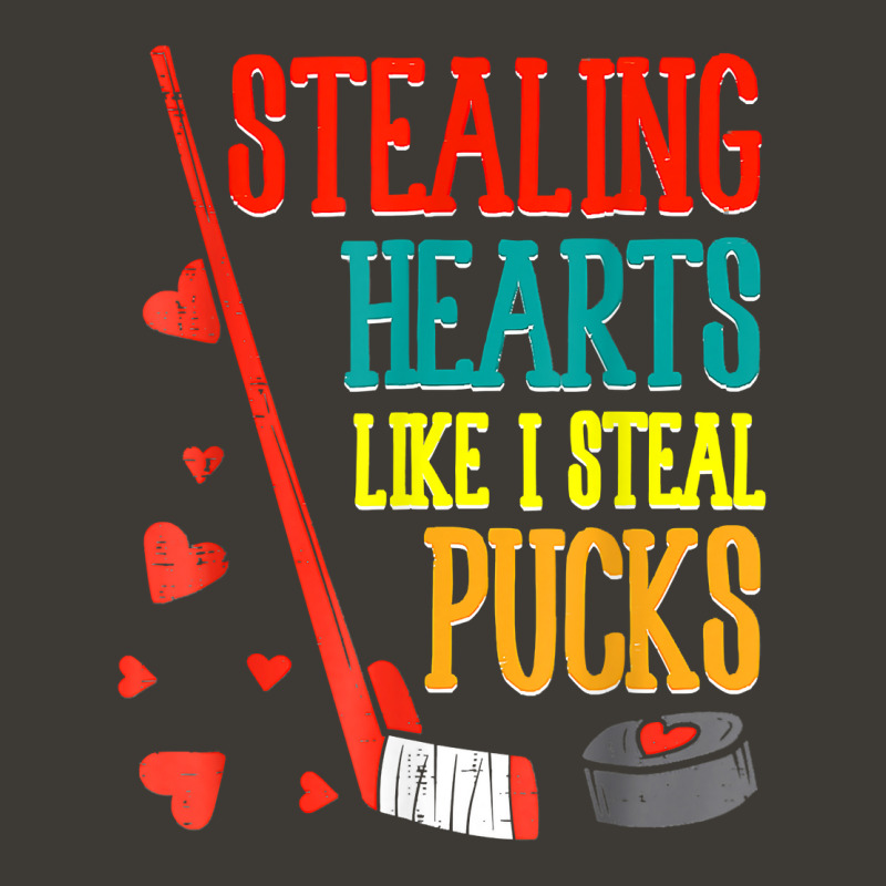 Stealing Hearts Like I Steal Pucks Valentines Day Ice Hockey T Shirt Bucket Hat by xq8pjbeamer | Artistshot