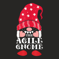 The Agile Christmas Gnome T Shirt Ladies Fitted T-shirt | Artistshot