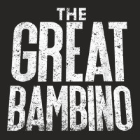 The Great Bambino Baseball Home Run Hitter Tee Shirt Ladies Fitted T-shirt | Artistshot