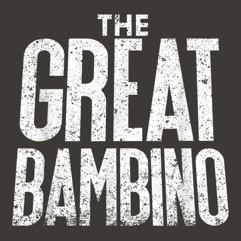 The Great Bambino Baseball Home Run Hitter Tee Shirt Bucket Hat by adam.troare | Artistshot