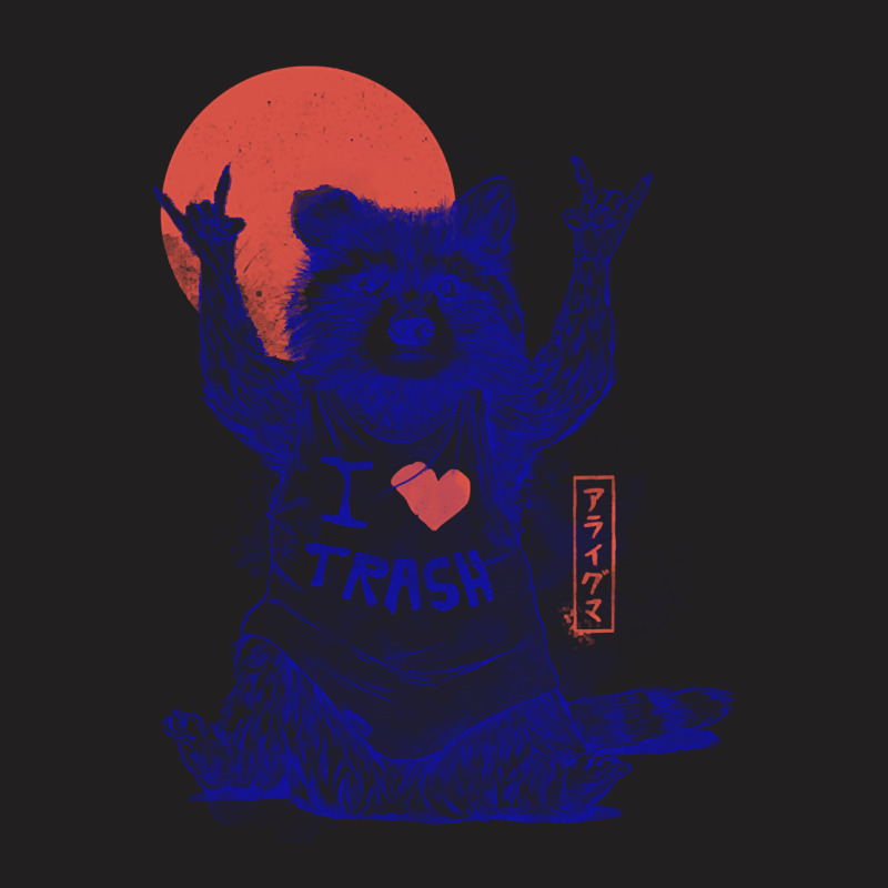 Trending I Love Trash - Cute Funny Metal Raccoon Gift T-shirt | Artistshot