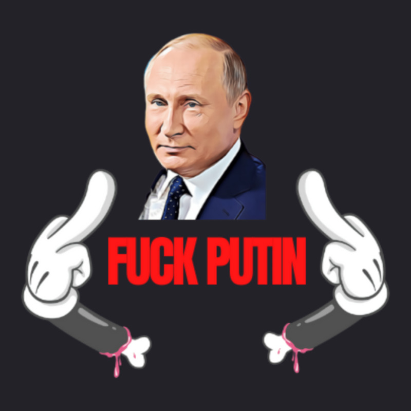 Fuck Putin   Red Unisex Sherpa-Lined Denim Jacket by oregonreamer5 | Artistshot