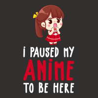 Limited Edition I Paused My Anime To Be Here Funny Anime Gift Champion Hoodie | Artistshot