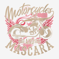 Womens Motorcycles And Mascara Art  Cute Makeup Motor Lover Gift V Nec Adjustable Cap | Artistshot