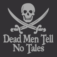 Pirates Skull Crossed Swords Dead Men Tell No Tales Grey Vintage Short | Artistshot